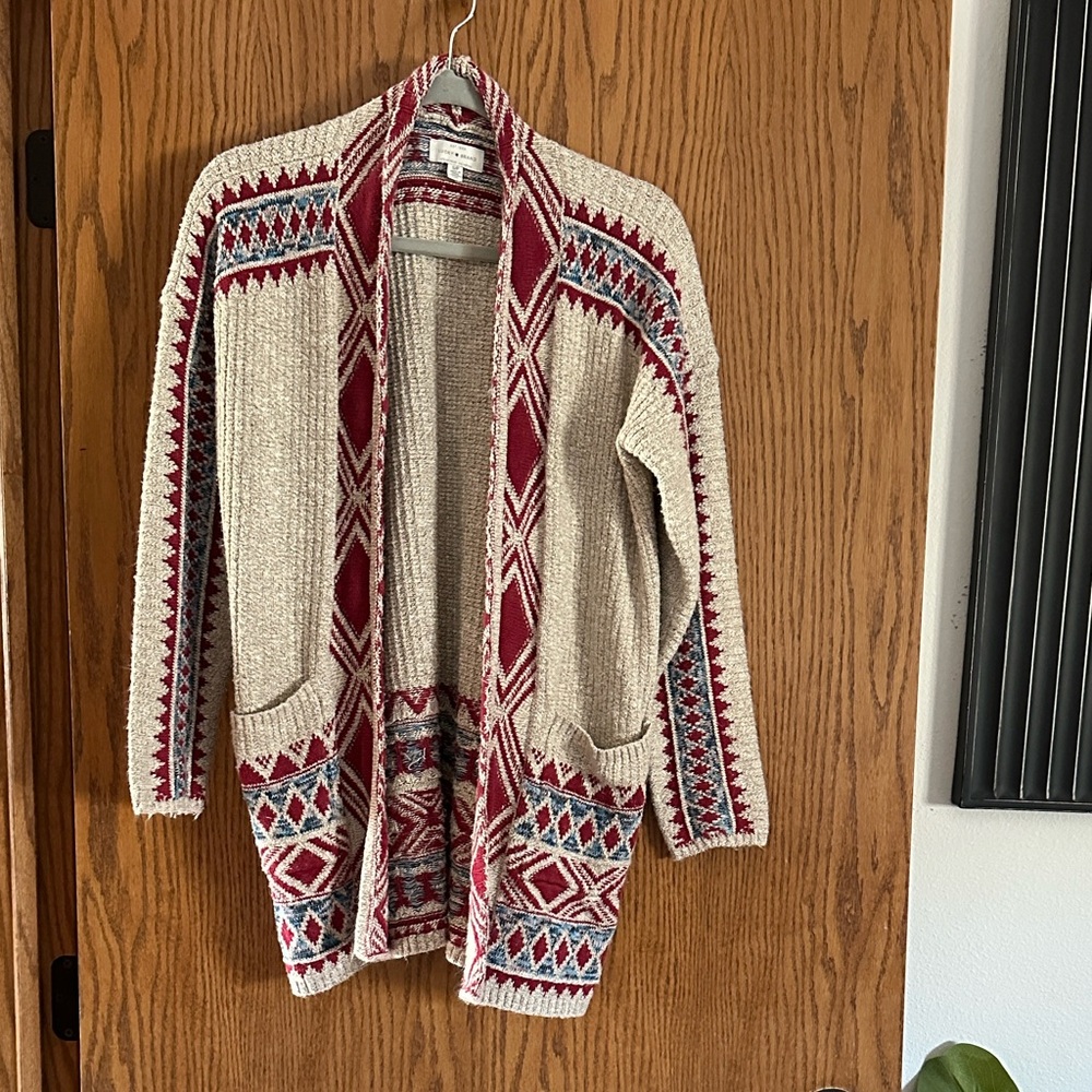 Lucky Brand Open Front Cardigan Size S